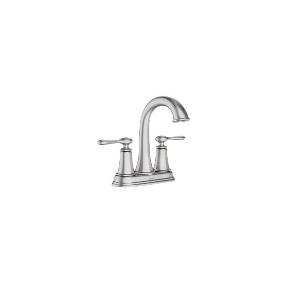 Moen Ellicott Two-Handle High Arc Bathroom Faucet in Spot Resistant Nickel 84092SRN - main